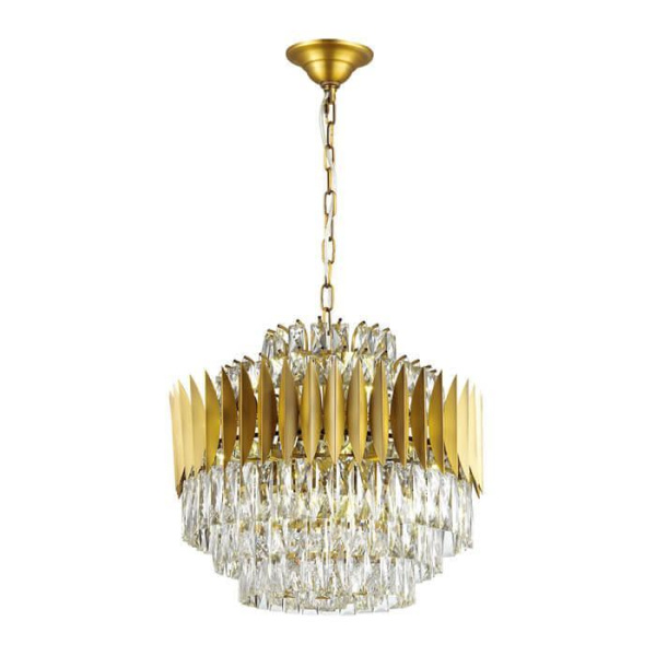 Odeon Light 4123/16 ODL19 438 золото/хрусталь Люстра E14 16*40W VALETTA