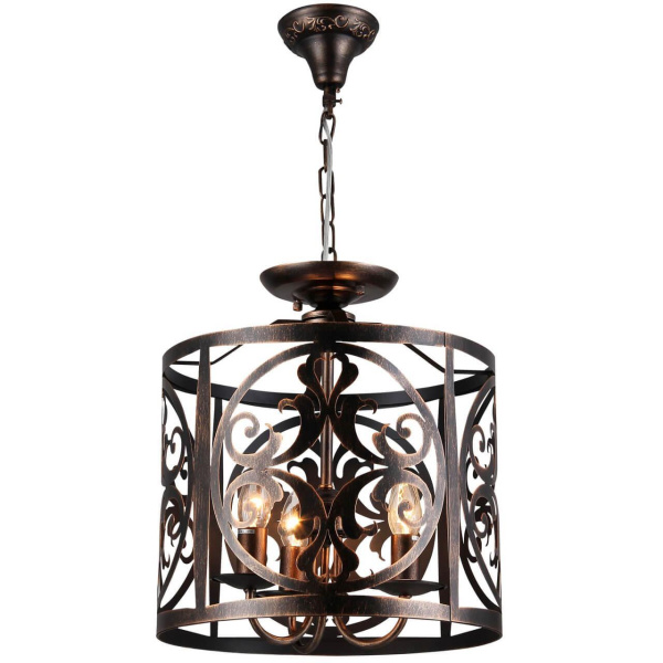 Maytoni House Rustika Коричневый Подвес 3xE14 60W H899-03-R Maytoni House Rustika Коричневый Подвес 3xE14 60W H899-03-R