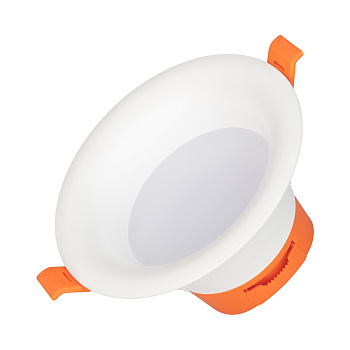 Arlight Светильник MS-BLIZZARD-BUILT-R115-10W Warm3000 (WH, 100 deg, 230V) (IP20 Металл, 3 года) 036577
