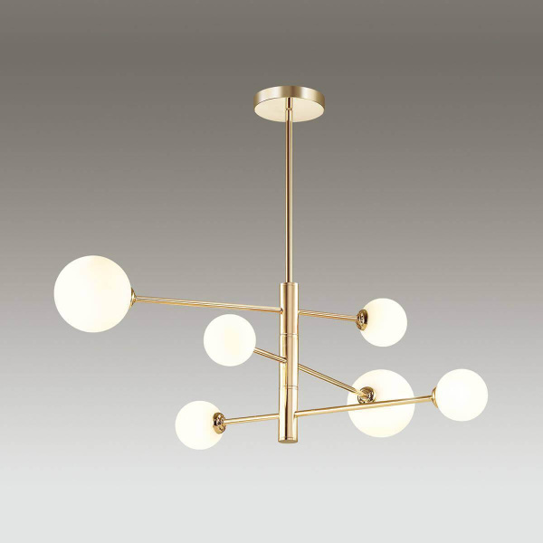 Купить Lumion 4418/6C LN19 золотой Люстра на штанге G9 6*40W 220V ESTELLE