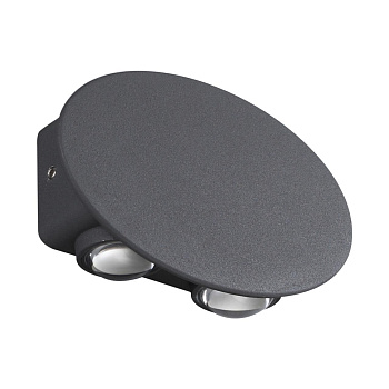 Novotech 358562 STREET NT21 000 темно-серый Ландшафтный настенный светильник IP54 LED 4000K 4W 85-265V CALLE