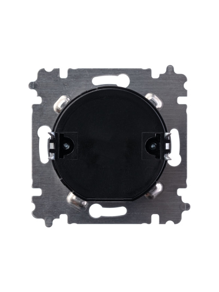 Купить ABB EPJ Levit антрацит / дымчатый чёрный Терморегулятор универсальный, с поворотной ручкой, 16A, антрацит/дымчатый чёрный 2CHH920003A6063