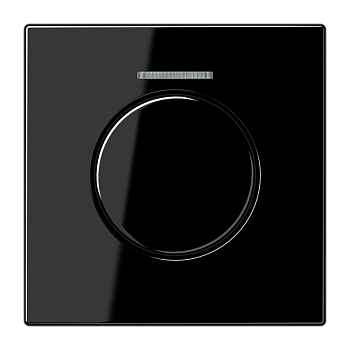 JUNG Черная Накладка роторного механизма, с окошком LS1940KO5SW