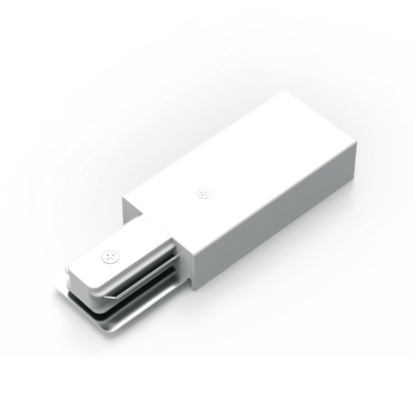 Купить Gauss Адаптер питания для подключения трековых шинопроводов к сети белый TR114