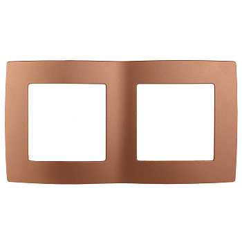 ЭРА 12-5002-14 Медь Рамка на 2 поста, 12