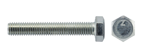 Tech-Krep Болт DIN933 с шестигранной головкой оцинк. М6х70 (10 шт) - пакет 102964