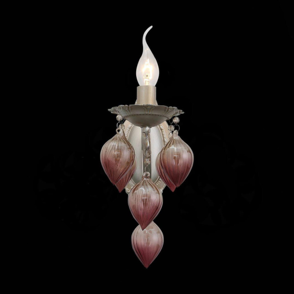 ST LUCE SL659.201.01 Бра  Серебристое золото/Коньяк E14 1*40W Купить ST LUCE SL659.201.01 Бра  Серебристое золото/Коньяк E14 1*40W