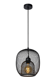 Lucide JERREL Светильник подвесной Ø 25 cm 1xE27 Black 78396/01/30