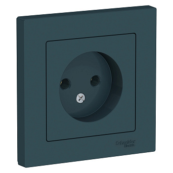 Systeme Electric AtlasDesign Изумруд Розетка б/з, 16А, в сборе