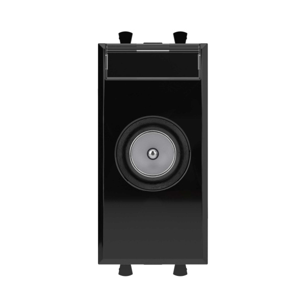 DKC Розетка TV оконечная модульная, "Avanti", "Черный квадрат", 1 модуль