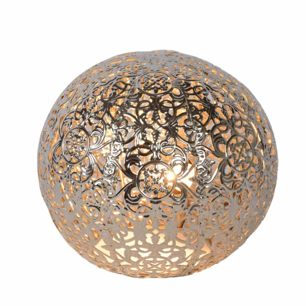 Купить Lucide PAOLO Серебрянный Настольная лампа 46501/01/14