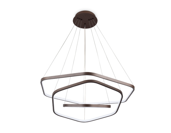 Купить Ambrella Подвесной светодиодный светильник FL366/3 CF кофе 84W 4200K D400/600/800*1200 (без ПДУ)