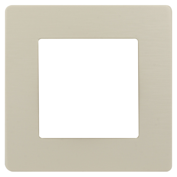 ЭРА Рамка для розеток и выключателей Серия 12 12-5101-02 на 1 пост, Сатин, слоновая кость