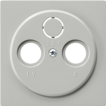 Gira S-Color Серый Накладка для коаксиальной антенной розетки 086942