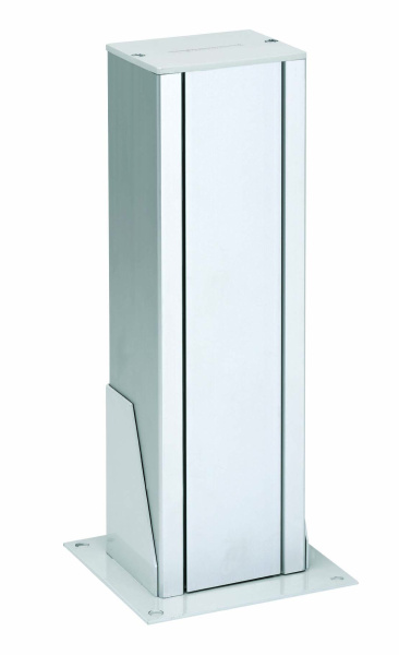 Simon Connect Алюминий Миниколонна 1-сторонняя на 7 модулей К45, 360х70х60 мм ALK117-8