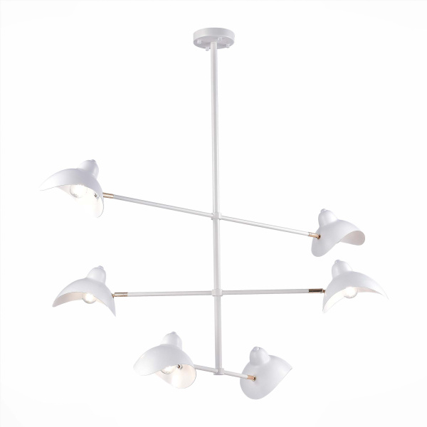 ST LUCE SL1801.503.06 Люстра подвесная Белый/Белый E14 6*60W