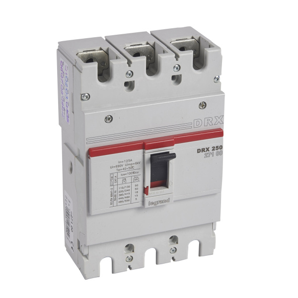 Legrand DRX250 термомагнитный 125A 3П 18KA 027100