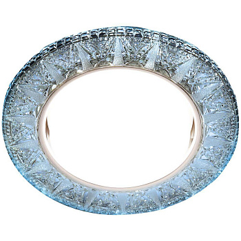 Ambrella Встраиваемый точечный светильник со светодиодной лентой G301 CL/CLD хром/прозрачный GX53+3W(LED COLD)