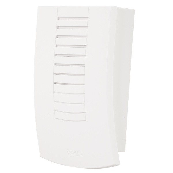 Zamel Звонок "ДВУХТОНАЛЬНЫЙ" ("Телефон"), проводной, электронный, 220 В, белый, 84 дБ DNS-911/N-BIA