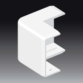 Kopos Угол внешний на 90 гр. LHD 40X20 8636 (HB) (Цвет Белый) 8636_HB