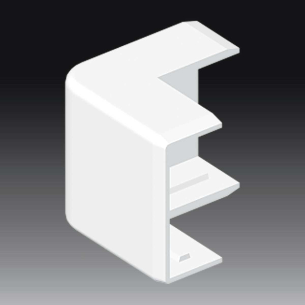 Kopos Угол внешний на 90 гр. LHD 40X20 8636 (HB) (Цвет Белый) 8636_HB