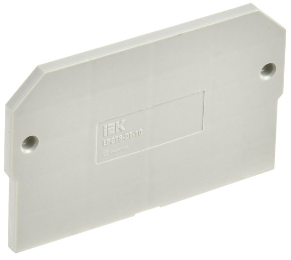 IEK Заглушка для CTS-DT 10мм2 серая
