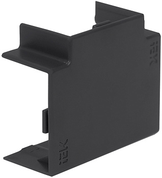 IEK ELECOR Угол Т-образный КМТ 16х16 черный (4шт/компл)
