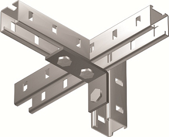 DKC Уголок одиночный удлиненный 92 мм, горячеоцинкованный