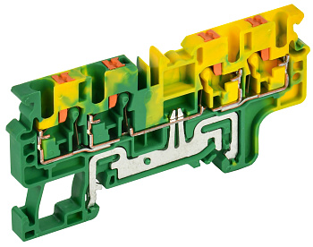 IEK Колодка клеммная CP-MC-PEN земля 4 вывода 2,5мм2