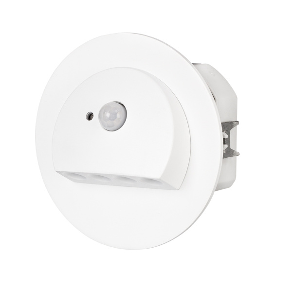 Zamel Светильник RUBI Белый/Тепл.бел. в монт.коробку, 230V AC с датчиком движения 09-222-52