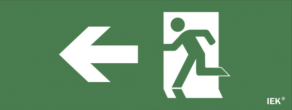 IEK Самоклеющая этик. "Фигура/стр. влево" ДПА IP20/54 IEK