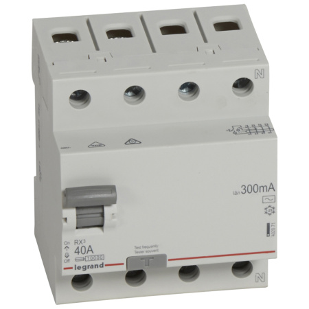 Legrand RX3 УЗО 4P 300мА 40А (AC) 402071