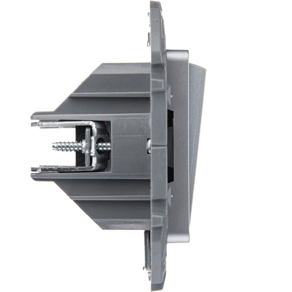 Купить Legrand INSPIRIA Алюминий Переключатель двухклавишный 10 AX - 250 В 673657