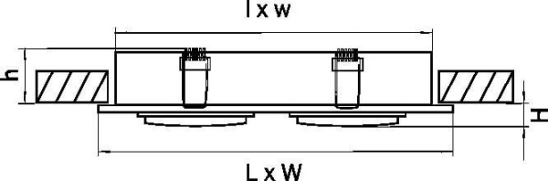 Купить Lightstar Светильник точечный встраиваемый декоративный под заменяемые галогенные или LED лампы Singo Lightstar 011622