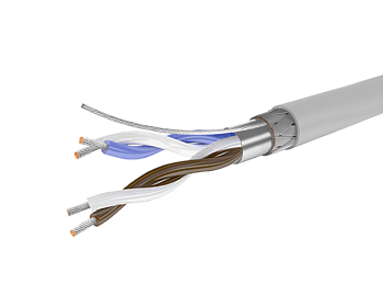 Кабель контрольный медь КИПвЭВнг(А)-LS 4x0.78 серый ГОСТ КИПвЭВнг(А)-LS 2*2*0,78