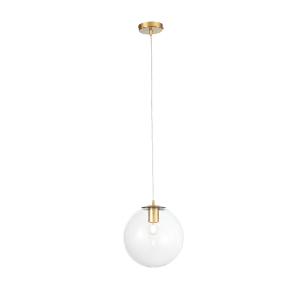 ST Luce SL1150.203.01 Подвес Матовое золото/Прозрачный E27 1*40W ST Luce SL1150.203.01 Подвес Матовое золото/Прозрачный E27 1*40W