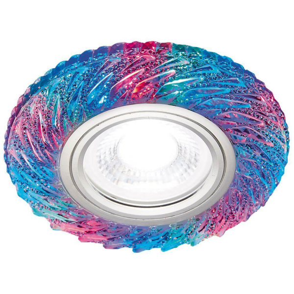 Ambrella Встраиваемый точечный светильник со светодиодной лентой S295 CH/RG хром/прозрачный хрусталь/MR16+3W(LED RGB)