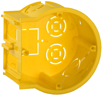 IEK GENERICA Коробка С3 уст. d68x45мм для тв. стен (сборная, окон) о/у UKT10-068-045-000-K1-N-UO