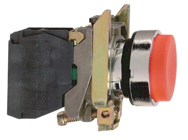 Купить SE XB4 Кнопка с возвратом красная 1НО+1НЗ XB4BL42