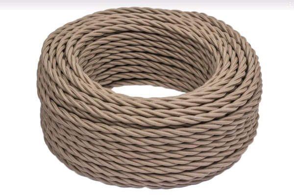 BIRONI Капучино матовый Витой провод 3*2,5 150м B1-435-716-150