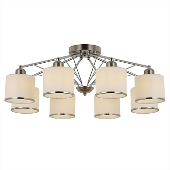 Citilux Тулон Хром Матовый Светильник Люстра CL172181 Citilux Тулон Хром Матовый Светильник Люстра CL172181