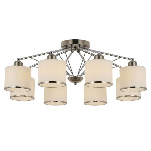 Citilux Тулон Хром Матовый Светильник Люстра CL172181 Citilux Тулон Хром Матовый Светильник Люстра CL172181