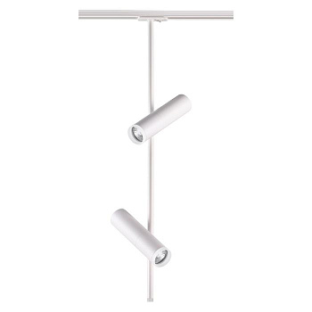 Novotech 370576 NT19 098 белый Трековый светильник IP20 GU10 2*50W 220V BATRA