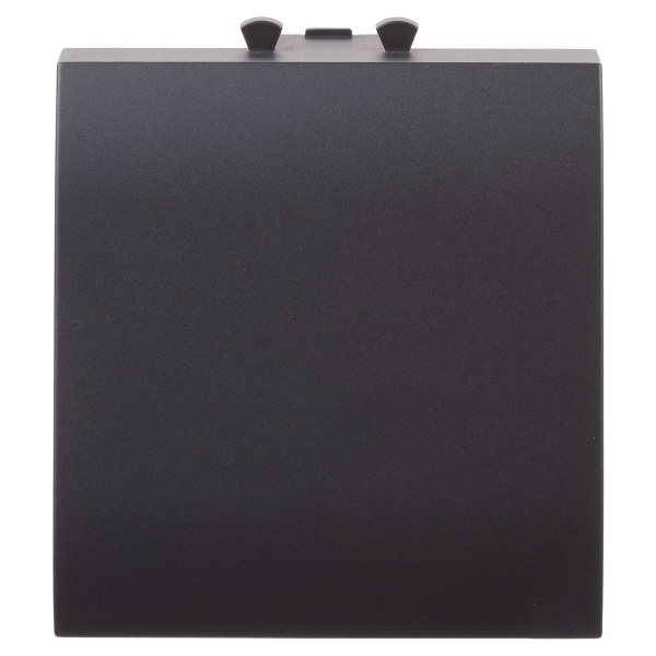 DKC Вывод кабеля модульный "Avanti", "Черный матовый", 2 модуля