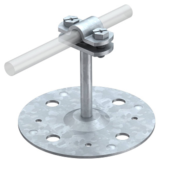 OBO Bettermann Держатель проволоки кровельный, с плоским основанием 5218829