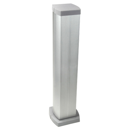 Legrand Snap-On мини-колонна алюминиевая с крышкой из алюминия 4 секции, высота 0,68 метра, цвет алюминий 653044