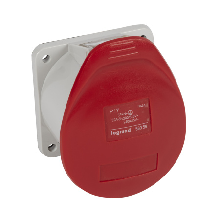 Legrand Розетка встр.пр. 32А 3К+H+З 380В IP44 058059