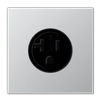 JUNG Штепсельная розетка, алюминий AL2521-20