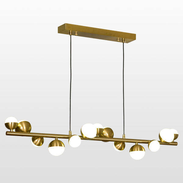 Lussole LOFT Линейно-Светильник подвесной матовое золото LSP-8645