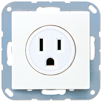 JUNG A 500 Белая Розетка системы US-NEMA 15А 125V A521-15WW